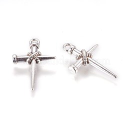 Pendenti in lega di zinco di stile tibetano&nbsp;PALLOY-F248-046AS