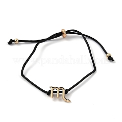 Verstellbare Armbänder aus Polyesterkordel&nbsp;BJEW-H540-A06-G