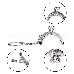 Eisen Geldbörse Rahmen Griff für Tasche Näh-Handwerks maßgeschneiderte Kanalisation&nbsp;FIND-PH0015-24