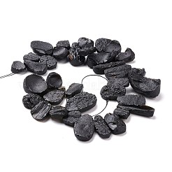 Fili di perline di tectite naturale&nbsp;G-K419-02A