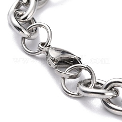 Bracelets à chaîne figaro en acier inoxydable 304 résistant au ternissement&nbsp;LS-BJEW-E271-05P