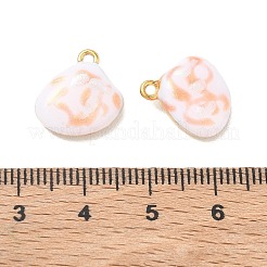 Anhänger aus Edelstahl 304 mit Emaille und Glitzerpulver&nbsp;STAS-Q119-04G-04