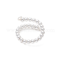 2 anello polsino con perline di ematite sintetica non magnetica placcata in 2 colori&nbsp;RJEW-JR00904-02