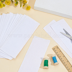 20 Blatt Polycotton-Aida-Stoff für Lesezeichen&nbsp;DIY-SP0006-76