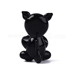 Figurines de chat en verre filé faites à la main&nbsp;LAMP-N034-26A