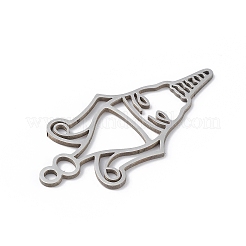 Pendentifs en acier inoxydable 201 anti-ternissement&nbsp;STAS-K250-07P