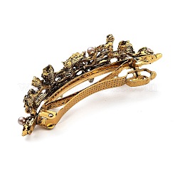 Blume Legierung Strass Haarspangen&nbsp;PHAR-S604-01AG-04