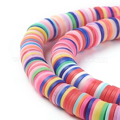 Handgemachte Polymer Clay Perle Spacer&nbsp;X-CLAY-R067-8.0mm-M1