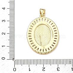 Religion laiton micro pave cubique zircone pendentifs&nbsp;KK-A293-17G