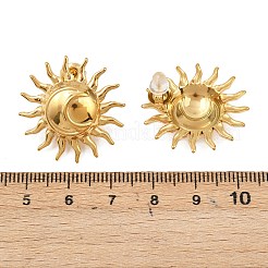 Orecchini a bottone in acciaio inossidabile 304&nbsp;EJEW-P332-03G