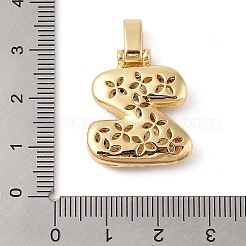 Pendentifs avec zircon cubiques à micro-pavés en laiton&nbsp;ZIRC-P121-01G-Z