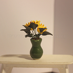 Miniatur-Sonnenblumentopf-Kulturornamente&nbsp;MIMO-PW0002-08