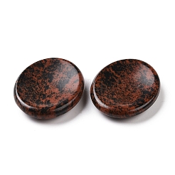 Ovaler natürlicher Mahagoni-Obsidian-Daumenschminkstein zur Angsttherapie&nbsp;G-P486-03A