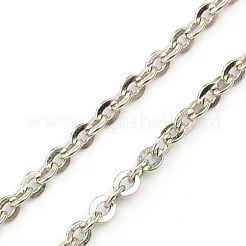 Anlaufgeschützte Halsketten aus 304 Edelstahl für Damen mit Kabelkette&nbsp;NJEW-C079-01A