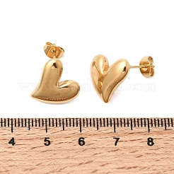 6 paio di orecchini a bottone in acciaio inossidabile 304&nbsp;EJEW-P340-01A