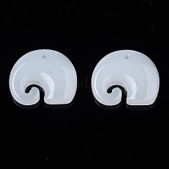 Pendentifs en verre d'imitation jade&nbsp;GLAA-S054-32B