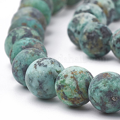 Natürliche afrikanische türkis (jasper) perlen stränge&nbsp;X-G-T106-204