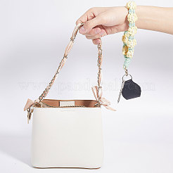 6 stücke 6 farben böhmen baumwolle daisy handgelenk strap anhänger dekorationen&nbsp;HJEW-GL0001-14
