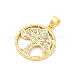 Ottone micro spianare pendenti zirconi&nbsp;KK-D325-52G