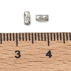 304 Edelstahl-Rohrperlen&nbsp;STAS-Z192-07P-01