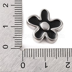 Emailleperlen aus 304 Edelstahl&nbsp;STAS-B070-07P-01