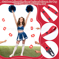 3 Stück Cheerleader-Pompons-Halter aus Polyester und Kunststoff&nbsp;FIND-UN0010-42A