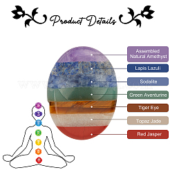 Piedra de preocupación de chakra para terapia de ansiedad.&nbsp;G-SC0001-90