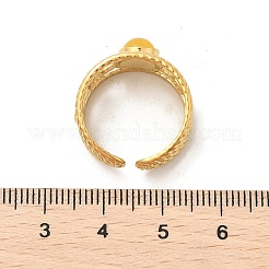 Natürliche Edelsteinfingerringe&nbsp;RJEW-K290-14G
