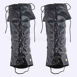 Couvre-bottes de pirate en similicuir médiéval&nbsp;AJEW-WH20097-008