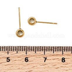 Ohrstecker-Beschläge aus Edelstahl 304&nbsp;STAS-K306-72G