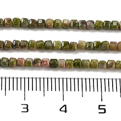 Natur Unakit Perlen Stränge&nbsp;G-H042-B25-01