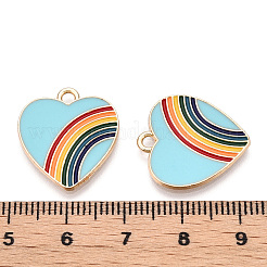 Pendentifs en alliage plaqué or clair&nbsp;ENAM-T009-68A-RS