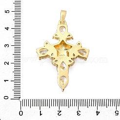 Ottone micro spianare pendenti zirconi&nbsp;KK-C094-02G
