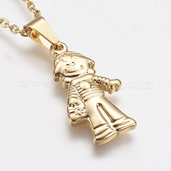 Collares colgantes de acero inoxidable 304&nbsp;STAS-I075-39G
