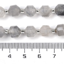 Chapelets de perle en quartz nuageux naturel&nbsp;G-O201B-115F