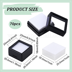 Cajas de almacenamiento de diamantes sueltos de plástico&nbsp;CON-WH0089-72B