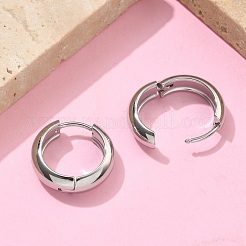 Pendientes de aro de acero inoxidable 201&nbsp;EJEW-D354-21P-02