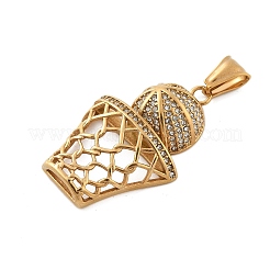 Colgantes de rhinestone de acero inoxidable 304&nbsp;STAS-G346-54G