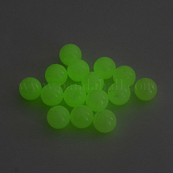 Leuchtende Acryl Runde Perlen&nbsp;LS-LACR-R002-5mm-01
