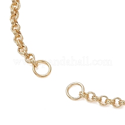 Herstellung eines Armbands aus Messing mit doppeltem Ringglied und Schieber&nbsp;AJEW-JB01508