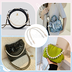 2 pz 2 colori di perline di resina imitazione perla cinghie per borsa&nbsp;FIND-PH0008-24A