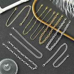 8 pièce de décorations suspendues en chaîne gourmette en aluminium&nbsp;HJEW-CJ00081