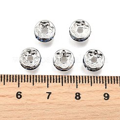 Messing Klasse A Strass Zwischenperlen&nbsp;RB-A004-3