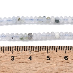 Hebras de cuentas de turmalina blanca natural&nbsp;G-L651-B05-4x2mm-01