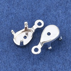 Messing-Krappenfassungen zum Aufnähen&nbsp;KK-C163-13A-S