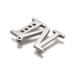 Pendentif lettre en acier inoxydable 304 résistant au ternissement&nbsp;STAS-Y006-61P-M