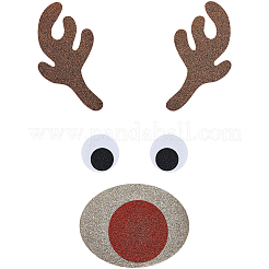 2 set di decorazioni natalizie in tessuto non tessuto&nbsp;DIY-GF0011-77A