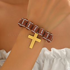 Pulseras con dijes punk de acero inoxidable&nbsp;ZC3067-1