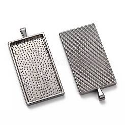 Aluminium-Anhänger Fassungen für Cabochons&nbsp;LS-PALLOY-2418-B-LF