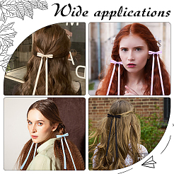 Große Haarspangen aus Polyester mit Krokodilklemmen&nbsp;AJEW-CP0008-39D